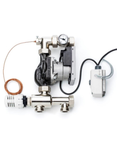 Set de reglare flex Rehau cu cap termostatat cu cap termostatic (pentru distribuitor din inox)