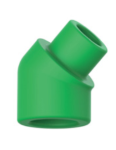 Cot 45° IE PP-R CT VERDE 20 mm