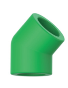 Cot 45° PP-R CT VERDE 40 mm