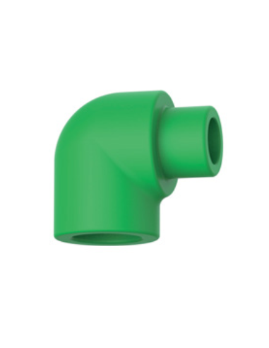 Cot 90° IE PP-R CT VERDE 25 mm