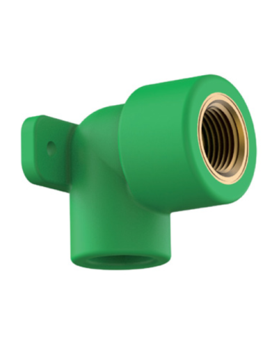 Cot cu talpa PP-R CT VERDE 25x3/4" FI