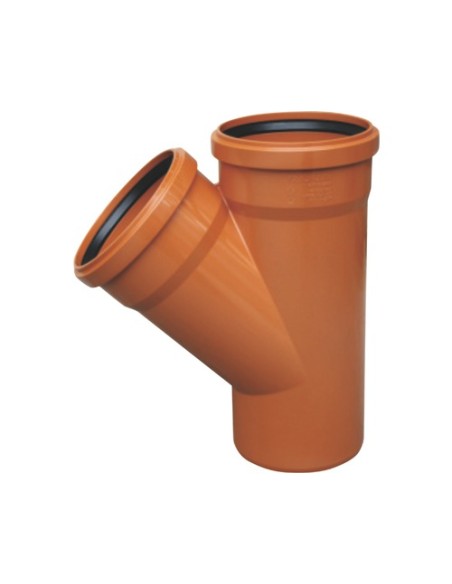 Ramificatie PVC KGEA redusa 45gr, 125/110mm