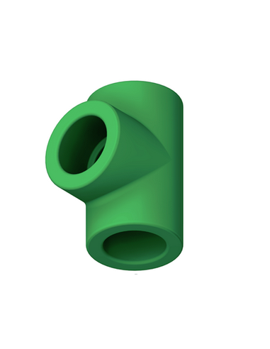 Teu egal PP-R CT VERDE 75 mm