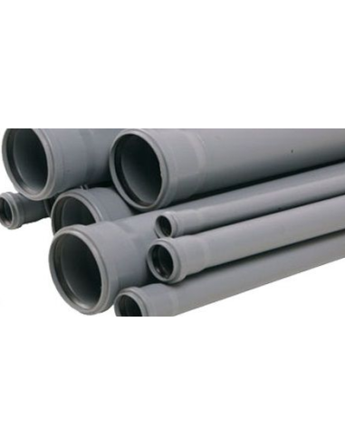 Tub PP ignifugat D. 75 cu mufa L3000